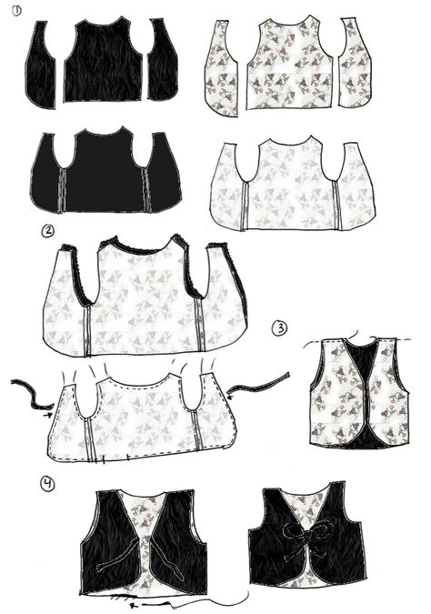 Diy Vest, Projek Menjahit, Diy Sy, Upcycle Clothes Diy, Sewing Projects Clothes, Sew Ins, Adam Sandler, Sewing Design, Vest Pattern