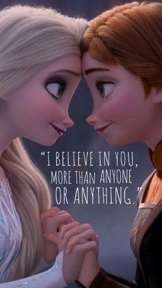 Elsa And Anna Wallpaper, Frozen Sister Quotes, Elsa Quotes, Sister Wallpaper, Cute Disney Quotes, Anna Und Elsa, Princess Images, Sister Love Quotes, Frozen Sisters