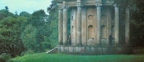 : : The Temple of Apollo, Stourhead Garden, Wiltshire, England, from Joe Wright's Pride and Prejudice. Dark Regency Aesthetic, Shoebox Apartment, Gothic Regency, Austen Aesthetic, Photo Studies, Pride & Prejudice Movie, Most Ardently, Pride And Prejudice 2005, Period Piece