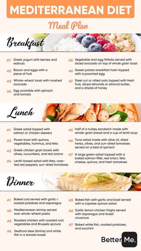 Low Cholesterol Meals, Cholesterol Meals, Mediterranean Diet Food List, Mediterranean Recipes Healthy, Mediterranean Diet Recipes Dinners, Mediterranean Diet Meal Plan, Easy Mediterranean Diet Recipes, Mediterranean Diet Plan, Diet Ideas