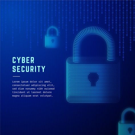 Cyber security concept | Free Vector #Freepik #freevector Media Advertising Design, Photos Background, Social Media Advertising Design, Flat Design Illustration, Photo Texture, Texture Abstract, Ad Creative, Social Media Design Inspiration, Data Protection