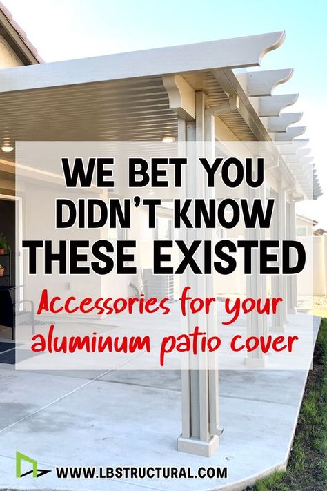 Metal Roof For Patio, Aluminum Porch Roof, Aluminum Patio Cover Makeover, Solid Patio Covers Attached To House, Pergola Covers Ideas, Aluminum Carport Ideas, Back Porch Covering Ideas, Metal Covered Patio Ideas, Patio Covering Ideas On A Budget