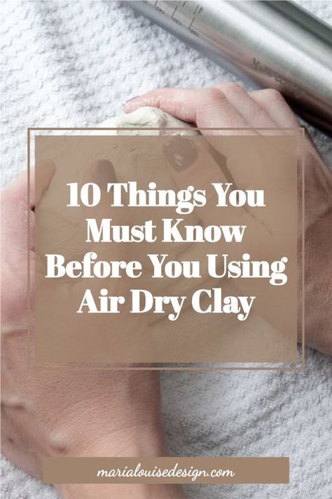 Dried Clay Ideas, Crafts With Air Dry Clay Ideas, Make Your Own Air Dry Clay, How To Dry Air Dry Clay, Dollar Tree Air Dry Clay, Air Dry Clay Tips For Beginners, Air Clay Projects Ideas, Air Dry Modeling Clay Projects, How To Colour Air Dry Clay