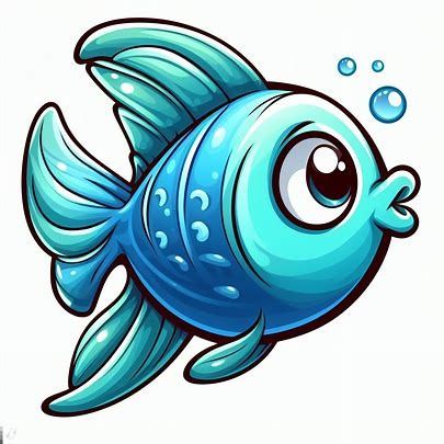 single fish cartoon clipart images - Pencipta Imej daripada Microsoft Designer Cartoon Fish Drawing, Fishes Drawing, Drawing Of Fish, Fish Cartoon Images, Tortoise Cartoon, Fish Animation, Cartoon Lizard, Rangoli Painting, Fish Collage