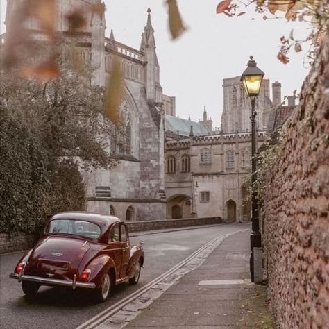 Beautiful Buggy on rustic roads.  #vintagecar #cars #buggy England Aesthetic, France Gall, His Dark Materials, Dark Academia Aesthetic, A Castle, Boarding School, The Secret History, Academia Aesthetic, Old Money Aesthetic