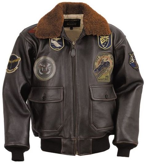 The leather bomber jacket wasn't originally created to be a stylish item. It was created as a functional item for military personnel to wear. Originally designed in the 1920's it was strictly a piece of military clothing when it first arrived.... Schott Jacket, Leather Flight Jacket, Pilot Jacket, Mens Fashion Rugged, Flight Jacket, Denim Jacket Men, Outdoor Jacket, Tom Cruise, Black Leather Jacket