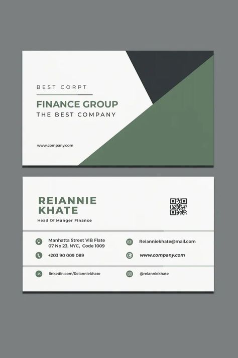 Corporate Name Card Design, Professional Card Design, Finance Business Card Design, Business Card Design Corporate, Financial Business Card, Visitcard Ideas, Finance Business Card, Business Card Corporate, Corporate Visiting Card