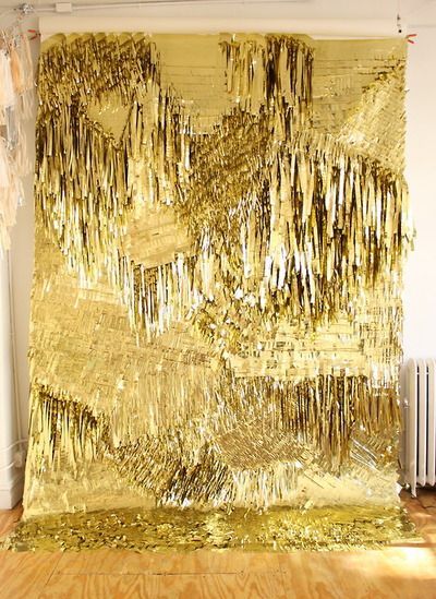 gold Confetti System, Golden Birthday Parties, Gold Backdrop, Gold Fringe, All That Glitters Is Gold, Golden Birthday, Gatsby Party, Gold Confetti, Photo Booth Backdrop