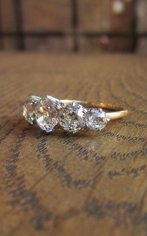 Five Stone Engagement Ring, Antique Engagement Ring, Antique Diamond Rings, Antique Engagement, Stone Engagement Ring, Antique Engagement Rings, Stone Engagement Rings, Stone Engagement, Antique Diamond