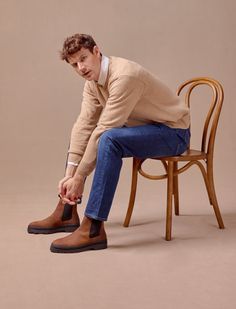 Chelsea Boots Styling, Doc Martens Homme, Black Chelsea Boots Outfit, Chelsea Boots Men Outfit, Chelsea Boots Outfit, Boots Outfit Men, Semi Formal Outfits, Boots Chelsea, Formal Outfits