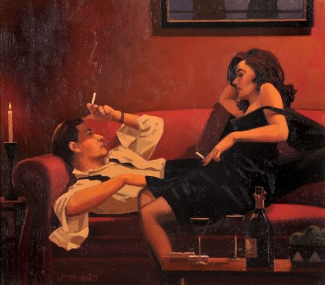 Arte Jazz, Fabian Perez, Jack Vettriano, Robert Mcginnis, Gil Elvgren, Boris Vallejo, Frank Frazetta, Romance Art, After Midnight