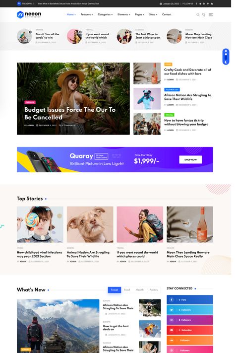 Neeon is a powerful WordPress theme designed for news and magazine websites. It offers a sleek and modern layout with customizable options to suit your content and branding needs. With its easy-to-use interface, you can quickly and easily publish articles, and showcase them in an attractive and organized way. Neeon is perfect for anyone looking to establish a strong online presence and grow their audience by delivering the latest news, events and trends in a professional and engaging way. Magazine Website Design, Blog Design Ideas, Website Landing Page Design, Business Landing Page, Page Design Ideas, Blog Layout Design, Medical Website Design, News Website Design, Blog Website Design