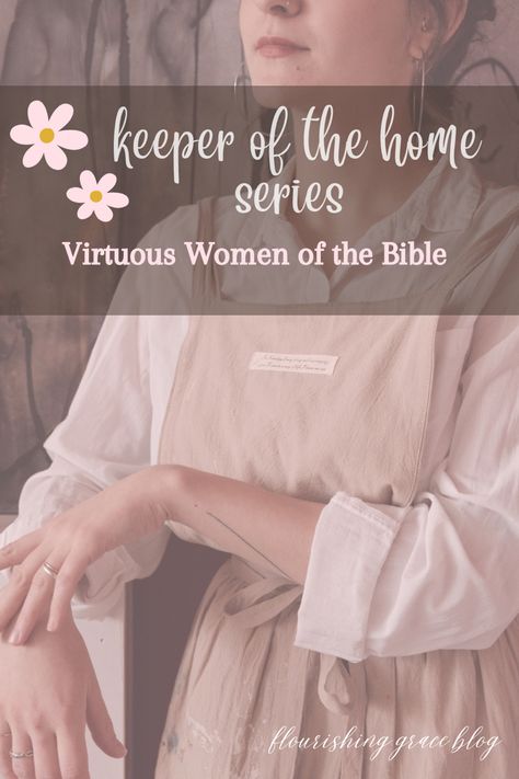 A Bible study on Abigail, Lydia, Martha, and Mary - Virtuous women in the Bible who model biblical homemaking. Biblical Homemaking, Women Of The Bible, Christian Homemaking, Bible Study Books, Biblical Womanhood, Virtuous Woman, Bible Women, Bible Study Tools, Proverbs 31 Woman