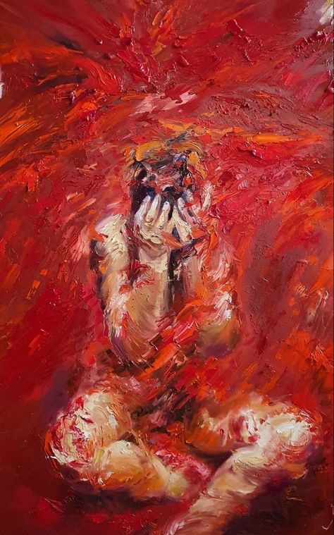 Toxic Love Paintings, Canabalism Art, Angry Artwork, Suffering Artwork, Comforting Art, Emotions Art, Rage Art, Piskel Art, Arte Peculiar