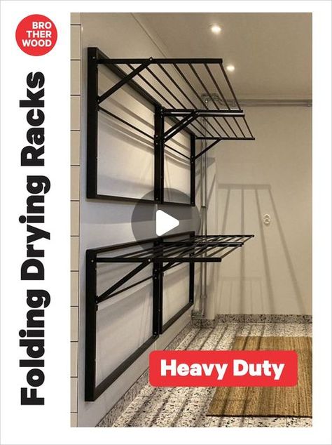 Clothes Dry Rack Ideas, Small Utility Drying Ideas, Indoor Laundry Drying Ideas, Ceiling Hanging Drying Rack, Clothes Hanging Ideas In Balcony, Airer Ideas, Diy Hanging Drying Rack Laundry, Clothing Drying Rack Ideas, Cloth Stand For Drying