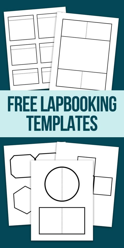 Learn about lapbooking and how to make a lapbook with our quick guide to lapbooking. Discover over 90 free lapbook printables and templates, sorted by subject that you can print and use in your homeschool. Interactive Notebooks Templates Free, Lapbooks Free, Lapbook Templates, Foldables Templates, Interactive Notebooks Templates, Lap Book Templates, Interactive Student Notebooks, Printable Games For Kids, Library Skills