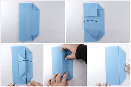 easy rectangular origami box step 4 Rectangle Origami, Origami Rectangle Box, Origami Box Instructions, Paper Boat Origami, Easy Origami Heart, Origami Box With Lid, Origami Box Easy, Make A Paper Boat, How To Do Origami