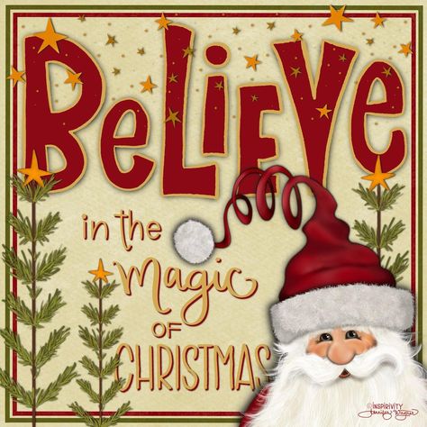 Christmas Vintage Cards, Inspirational Illustration, Believe In The Magic, Holiday Quotes, Merry Happy, Christmas Painting, Christmas Favorites, Art Doodles, Christmas Coloring