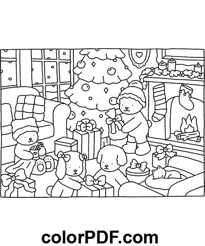 Get creative with our free printable Bobbie Goods Christmas Party coloring page from the Bobbie Goods Coloring Book. Get your hands on a fun coloring sheet today - download or print it now! Free Christmas Coloring Pages, Bobbie Goods, Christmas Coloring Sheets, Bear Coloring Pages, Detailed Coloring Pages, Christmas Coloring Books, Cartoon Coloring Pages, Christmas Coloring, Cool Coloring Pages