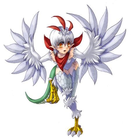 Cockatrice by Gensokyo-man on DeviantArt Girl Anatomy, Dragon Bird, Monster Girl Encyclopedia, Marvel Heroines, Monster Musume, Anime Monsters, Monster Girl, Book Girl, Character Creation