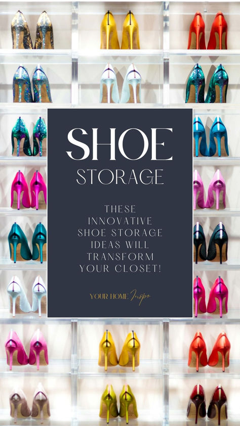 Shoe rack closet