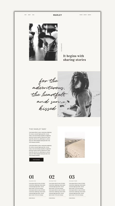 Showit Website Template Marley highlights your work in a polished and playful way. Get down to business with clear call-to-actions and a neat shop layout. Marley has a stylish, minimalist editorial vibe that’s perfect for photographers, planners, bloggers and creatives alike. Click and shop this template at www.theroar.nl. ♥︎ #showit #website #template #design #inspiration #business #layout #creative #minimalist #love #best #idea #branding #tips #feminine #photographers Branding And Web Design, Services Page Design Layout, Counselor Website Design, Website Resources Page Design, Web Design For Photographers, Editorial Style Website Design, Digital Course Design, Public Speaker Website, Retail Website Design Inspiration