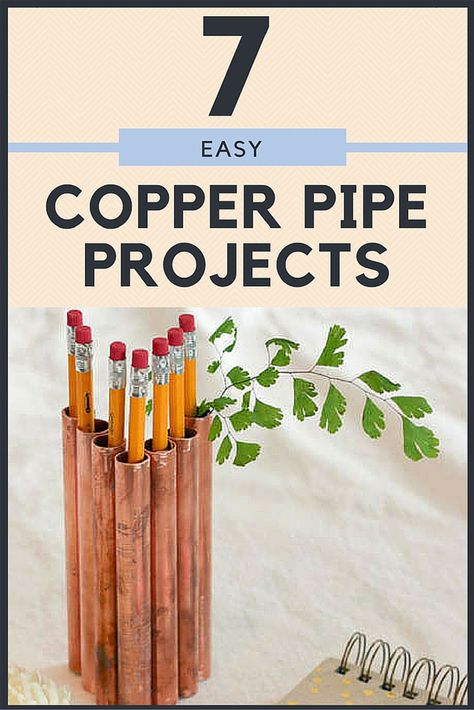 These cool copper pipe projects are an easy DIY way to incorporate the copper trend into your home design. Copper Pipe Projects, Diy Copper Decor, Copper Pipe Art, Copper Projects, Copper Diy Projects, Facts And Opinions, Copper Bedroom, Cool Projects, Copper Pipes