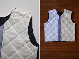 SweetKM: Free Pattern: Hansel & Gretel Quilted Vest Instructions Quilted Gilet Pattern, Diy Quilted Vest, Quilt Vest Pattern, Quilted Vest Pattern Free, Patchwork Vest Pattern, Vest Sewing Pattern Free, Quilted Vest Pattern, Diy Vest Pattern, Sleeveless Vest Pattern