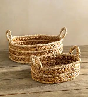 Pot Holder Gifts, Entryway Basket, Water Hyacinth Basket, Basket Toy Storage, Banana Bark, Hyacinth Basket, Plant Pot Holder, Nesting Baskets, Basket Laundry