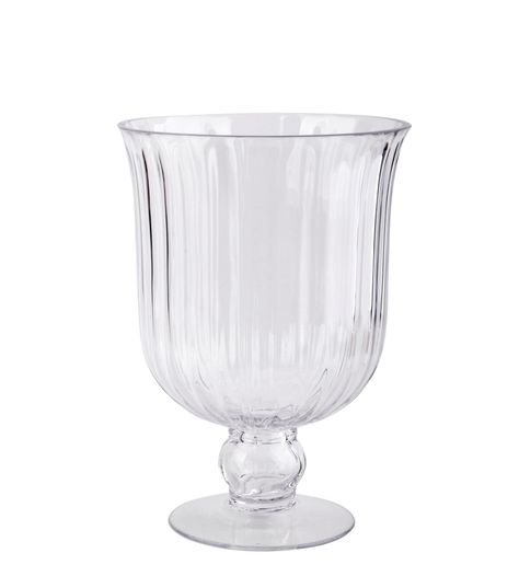 Decorate your home with elegant accents like the Bloom Room Footed Vase Crafted of clear glass, this beautiful footed vase will be great for display on the entryway table or mantelshelf Display it as is, or team it with colorful faux flower stems for added visual charmBrand: Bloom RoomDimensions: 7 x 10 inchesContent: Glass Pink Christmas Ideas, Glass Vases Centerpieces, Mercury Glass Vase, Cut Glass Vase, Clear Vases, English Country Style, Vase Crafts, Making Glass, Clear Glass Vases