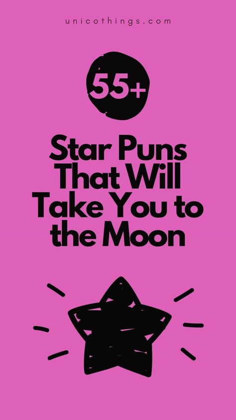 Get ready to 'orbit' your conversations with these funny and hilarious star puns that will leave you 'twinkling' with laughter! Moon Puns, Star Puns, Witty Comebacks, Double Entendre, Cute Puns, Funny Puns, To The Moon, Brighten Your Day, Twinkle Twinkle