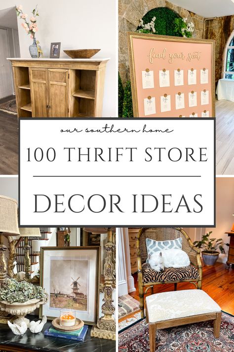 Cheap Furniture Makeover, Crafts Upcycling, Thrift Store Diy Projects, Diy Thrift Store Crafts, Diy Furniture Makeover Ideas, Thrift Store Upcycle, Thrift Store Makeover, Thrift Store Diy, Thrifted Home Decor