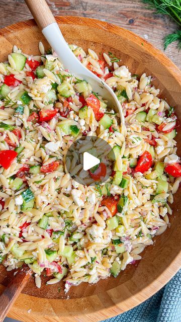 Salat Dressing, Orzo Salad, Orzo, Feta, Low Carb, Pasta, On Instagram, Quick Saves, Low Carb Recipes