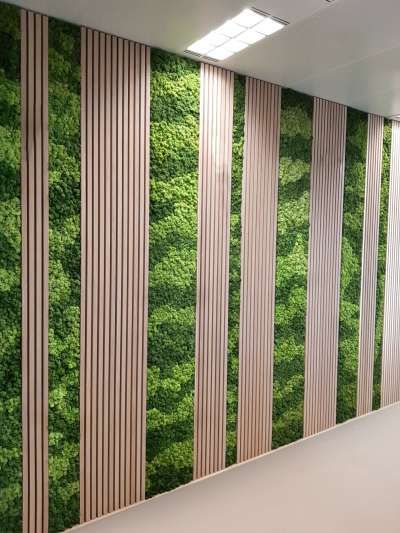 Artificial Grass Design, Deco Spa, Pintu Interior, Green Wall Design, Artificial Grass Wall, Grass Design, Moss Walls, Office Interior Design Modern, Grass Wall