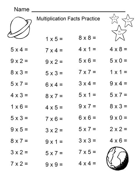 free multiplication worksheets 4th grade | multiplicationpractice 3rd Grade Math Worksheets Multiplication Times Tables, Second Grade Multiplication Worksheets, Middle School Multiplication Practice, Math Work Sheet For Grade 3, Math Fluency 3rd Grade, Elementary School Math Worksheets, Multiplication Sheets 3rd Grade, Math Worksheets Color By Number, Math For Grade 3 Worksheets