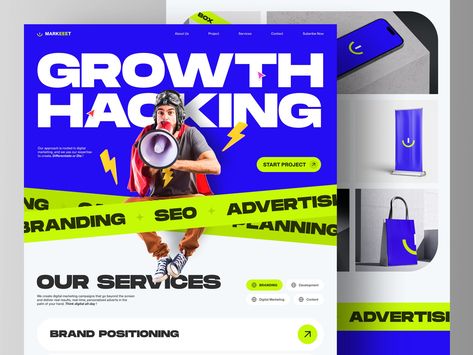 Marketing Agency Landing Page, Agency Website Inspiration, Desain Ux, Agency Landing Page, Marketing Agency Website, Landing Page Website, Landing Page Inspiration, Agency Website Design, Agency Website