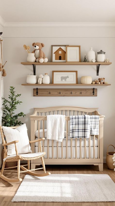 vintage inspired nursery Old Style Nursery, Vintage Teddy Bear Nursery, Retro Nursery Ideas, Vintage Gender Neutral Nursery, Girl Nursery Vintage, Vintage Winnie The Pooh Nursery, Vintage Nursery Ideas, Vintage Inspired Nursery, Vintage Girl Nursery