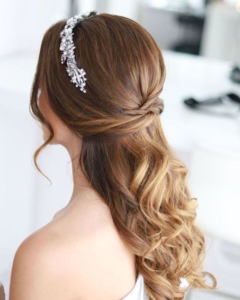 Bridal wedding hair