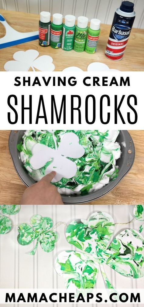 Sant Patrick, Shamrock Craft, March Crafts, St Patricks Crafts, St Patricks Day Crafts For Kids, March Activities, St Patrick Day Activities, St Patrick's Day Crafts, Daycare Crafts