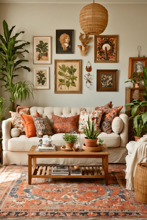 Cozy Boho Living Room, Interior Design Per La Casa, Boho Living Room Decor, Classy Decor, Colourful Living Room, Eclectic Living Room, Living Room Scandinavian, Boho Living, Amman