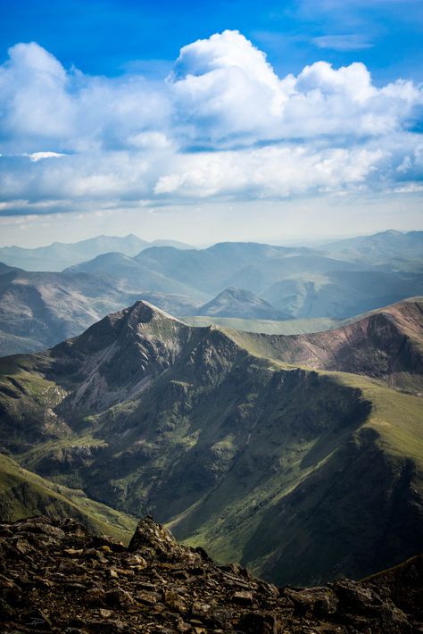 View on way up Ben Nevis #travel #tourism #greatbritain #vacation #britain #holidaylettings #britishvacationrentals #discoverbvr #visitbritain Scottish Mountains, Scotland Forever, Ben Nevis, Scotland Highlands, Have Inspiration, Chateau France, Scottish Landscape, Scotland Travel, British Isles