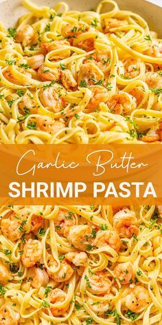 Butter Shrimp Pasta, Shrimp Pasta Recipes Easy, Garlic Butter Shrimp Pasta, Pasta Recipes Easy, Shrimp Dinner, Shrimp Recipes For Dinner, Garlic Butter Shrimp, Butter Shrimp, Shrimp Recipes Easy