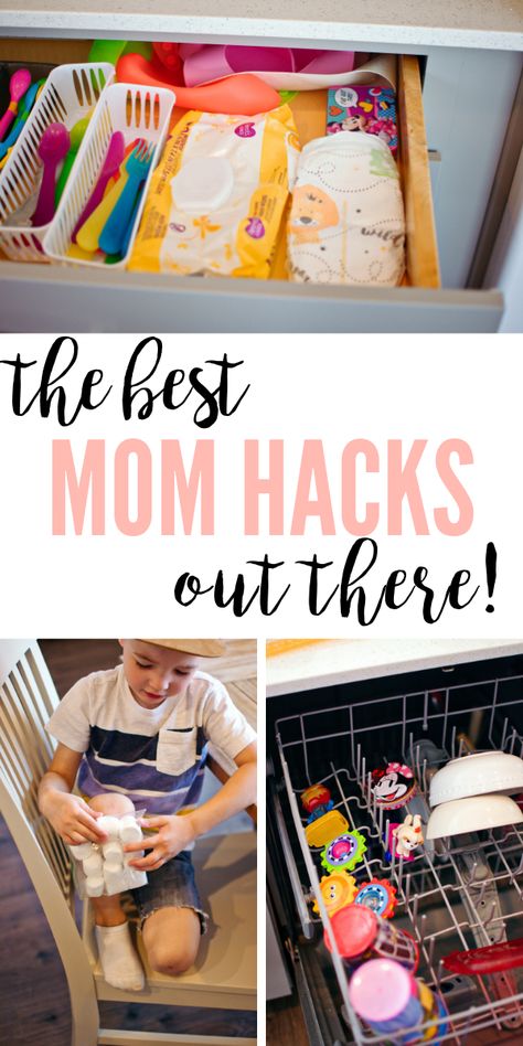 If you're a stay at home or working mom, then this post about mom hacks for newborn baby or toddlers is for you! Whether you need mom hacks for saving money, organization, school, or cleaning, check out these 35 ideas that you'll actually want to use! #momlife #momhacks #newborn #toddler #momtobe #toddleractivities #toddlerfun #parentinghacks Toddler Hacks, Mommy Hacks, Mom Life Hacks, Kid Hacks, Baby Sleep Problems, First Time Mom, Toddler Fun, Pregnant Mom, Kids Discover