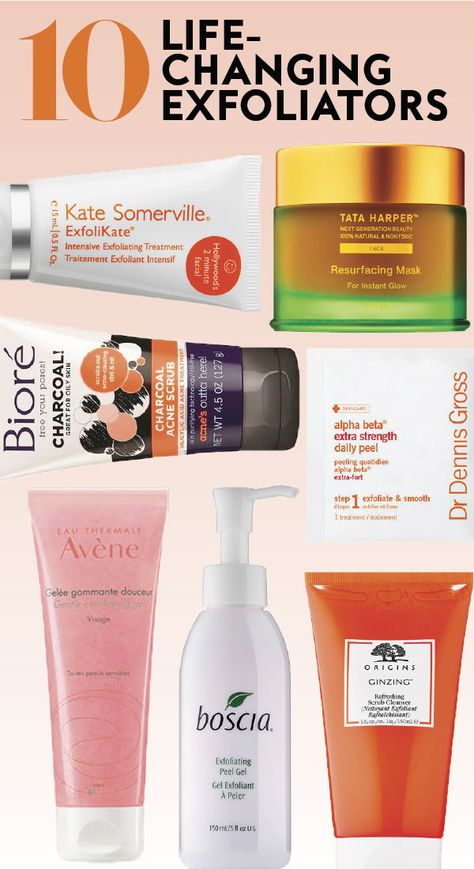 10 life-changing #exfoliators. #biore #katesomerville #origins #skincare #skintips #bestskincareproducts Exfoliators For Face, Order Of Skincare, Best Face Scrubs, Charcoal For Skin, Acne Scrub, Wash Routine, Origins Skincare, Beauty Shopping, Free Skincare