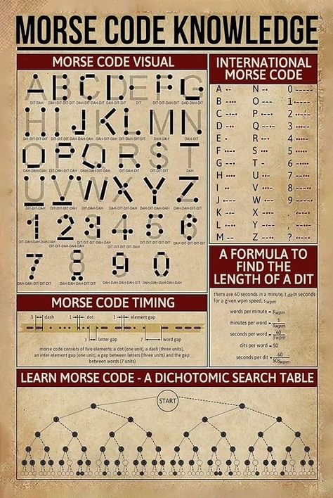 Morse Code Learning, Morse Code Aesthetic, Letters On Wall Decor, Morse Code Letters, Learn Morse Code, Morse Code Alphabet, Ciphers And Codes, Morse Code Words, Psychic Development Learning