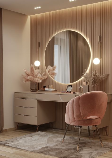 Wardrobe with dressing table