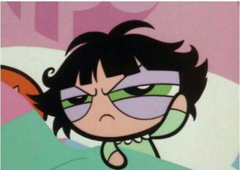 Powerpuff Girls Buttercup sleepy bedhead grumpy mess How i look mornings Buttercup Powerpuff Girl, Powerpuff Kızları, Need Sleep, Powerpuff Girl, Batman Wallpaper, Cartoon Profile Pictures, Puff Girl, Cartoon Profile Pics, Her Eyes