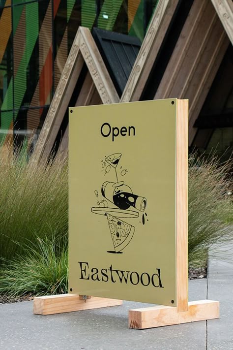 Eastwood :: Behance Great Logo Design, Store Signage, Blog Design Inspiration, Building Entrance, Site Sign, Branding Illustration, Event Sign, Mood And Tone, Organic Colors