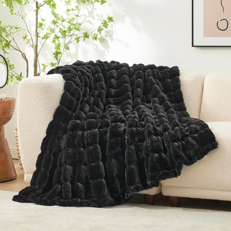 Cozy Bliss Faux Fur Throw Blanket for Couch, Cozy Soft Plush Thick Winter Blanket for Sofa Bedroom Living Room, "60 * 80", "50 * 60","90 * 90" Inches, colors Beige, Peacock Green , Grey ,Stripe - peacock green, Cable - peacock green, Cable - beige ,	Stripe - merlot ,Stripe - Black,	Herringbone - blue ,Stripe - blue , 	Striped - Pink , Ruched - gray ,	Stripe - yellow Blanket Over Couch, Bubble Blanket, Amazon Bedding, Black Throws, Faux Fur Throw Blanket, Faux Fur Blanket, Bedding Sheets, Fur Throw Blanket, Striped Blankets