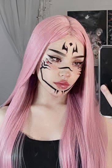 Fashionista Wallpaper, Anime Makeup Ideas, Costumes Faciles, Vampire Bride, Pink Hair Anime, Easy Cosplay, Eyeshadow Colors, Anime Cosplay Makeup, Anime Makeup